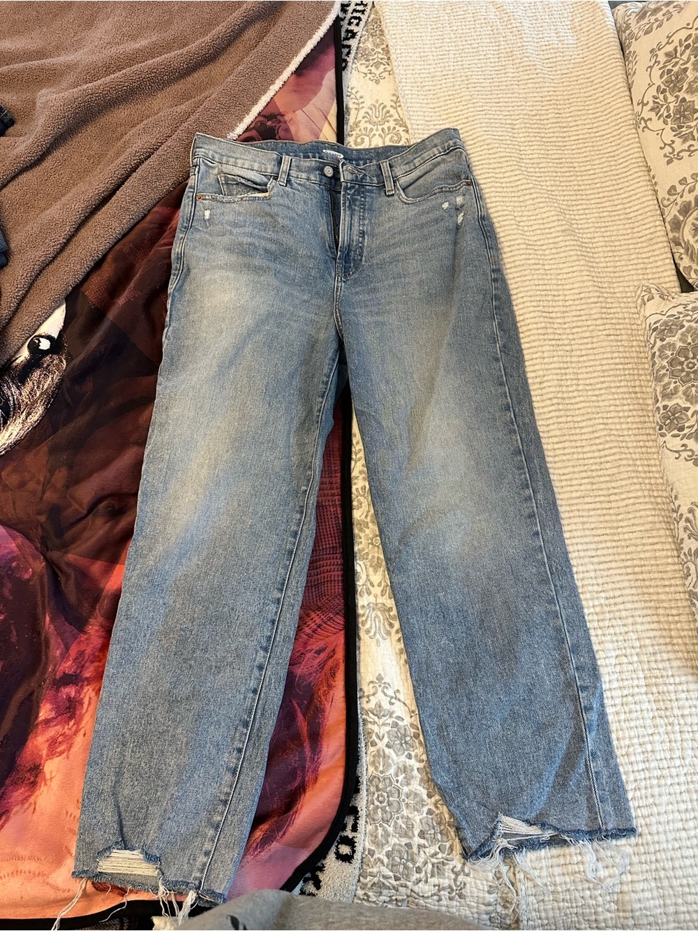 Old Navy Medium Blue Denim Jeans with Branded Button